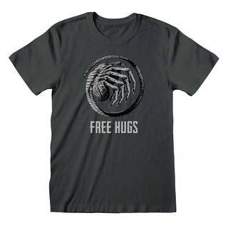 เสื้อยืด ผ้าฝ้าย 100% พิมพ์ลายภาพยนตร์เอเลี่ยน Franchise Free Hugsสามารถปรับแต่งได้