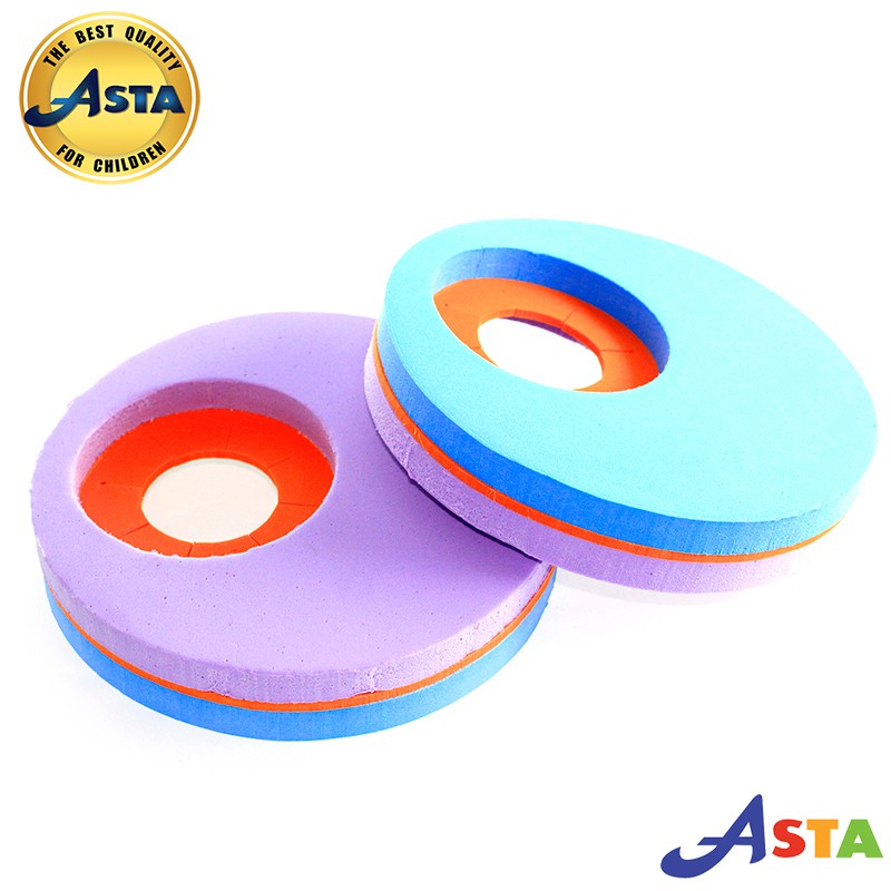 ได้ 2 ชิ้น ASTA โฟมว่ายน้ำปลอกแขน คละสี อุปกรณ์กีฬาสำหรับเด็ก โฟมว่ายน้ำ เบาะว่ายน้ำ