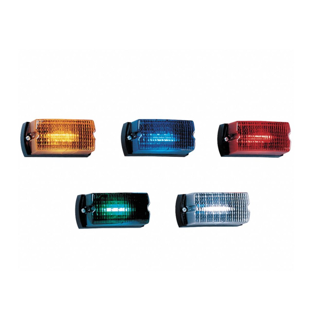 FEDERAL SIGNAL LP1-012B Warning Light, LED, 12V DC, Flashes per Minute 80, 2-5/8 in Height, 2-3/8 in
