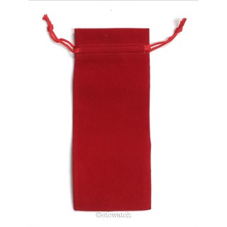 พร้อมส่ง&gt; ถุงกำมะหยี่ ขนาด 8x19.5 cm 1 แพค มี 12 ใบ