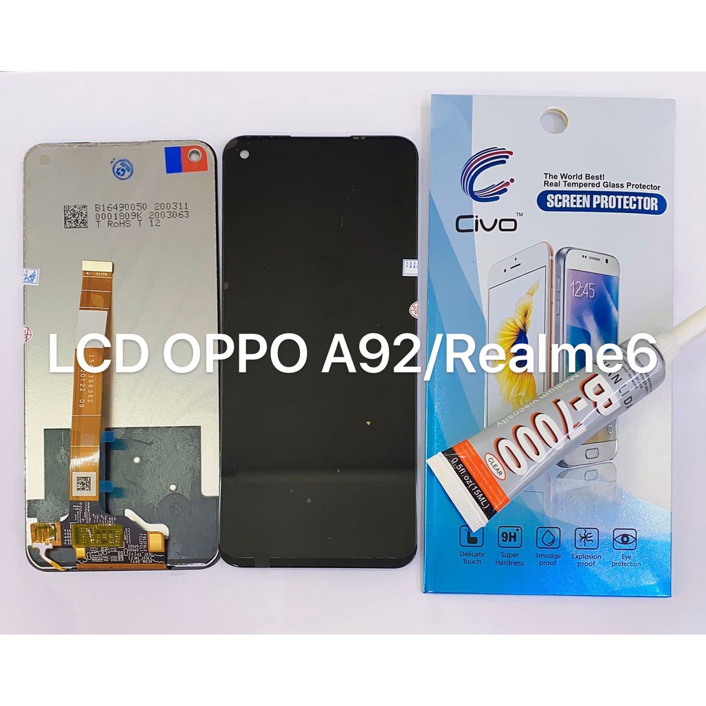 หน้าจอ LCD Oppo A92 / Ralme 6 จอแสดงผลสำหรับ Oppo A92 / Ralme 6 พร้อมส่ง