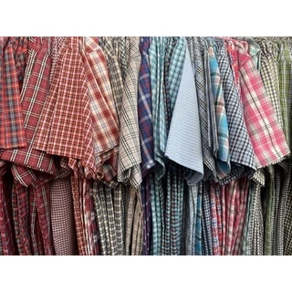 แขนสั้น 🔥ถูกที่สุด🔥!!! เสื้อเชิ้ต แขนสั้น ลายสก๊อต