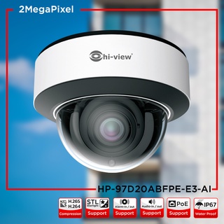 Hi-View HP-97D20ABFPE-E3-AI ความคมชัด 2MP IR Starlight Dome