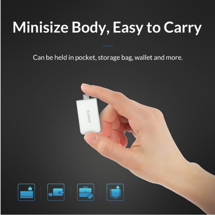Orico อะแดปเตอร์ USB C ถึง HDMI 4K60Hz USB 3.1 Type-C to HDMI Converter สําหรับ MacBook, MacBook Pro, Chromebook Pixel, Samsung Galaxy S8/S8+/S9, Dell XPS 13 และสีขาวมากขึ้น (CLH-X1)