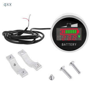 Qx [READY STOCK] Car Motorcycle DC 6-120V Lead-acid Lithium Battery Capacity Voltage Indicator