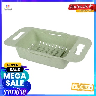 ตะแกรงพลาสติกยืดหด PARNO AP-G01 สีเขียวEXPANDABLE COLANDER PARNO AP-G01 PLASTIC GREEN