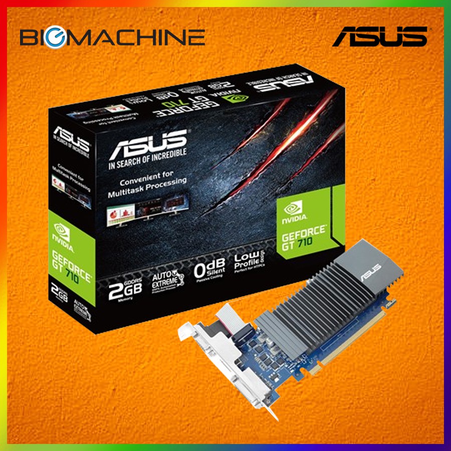 ASUS GeForce® GT730 | GT710 2GB GDDR3 EVO | GT 1030 2GB GDDR5 กราฟิกการ์ดรายละเอียดต่ํา