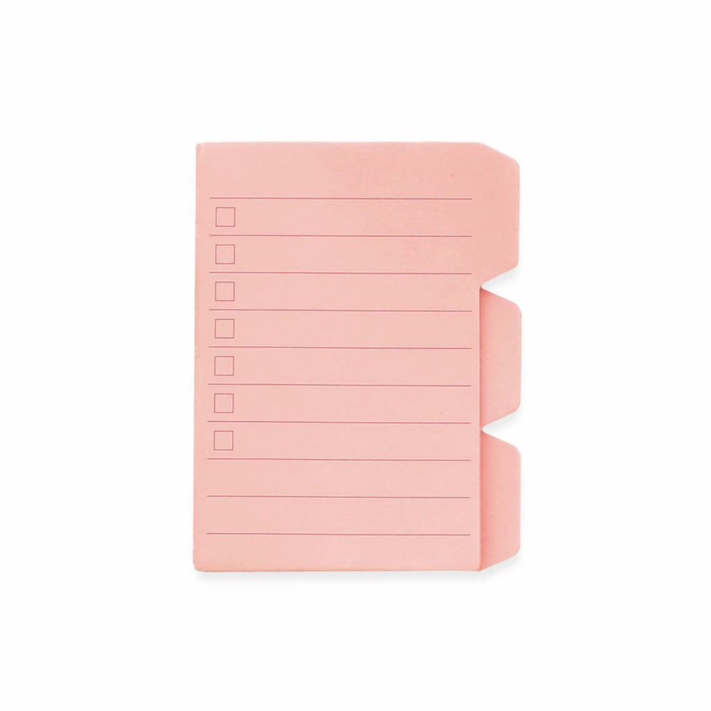 HIGHTIDE Sticky Tab Pink / กระดาษดัชนีแบบมีแถบกาวในตัว สีชมพู แบรนด์ HIGHTIDE จากประเทศญี่ปุ่น (HCN169-PI)