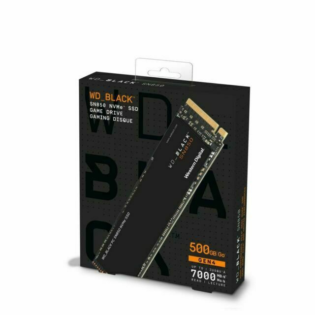 [มือหนึ่ง] SSD NVMe M.2 WD BLACK SN850 500GB ของใหม่ไม่แกะซีล