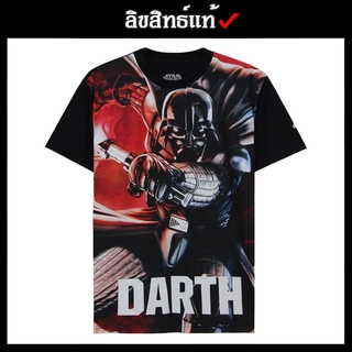 ✅ ลิขสิทธิ์แท้ ✅ เสื้อยืด ผ้า Cotton ผสม Polyester เสื้อสีดำ เสื้อ Star Wars เสื้อสตาวอร์ ลาย Darth Vader รุ่น 619