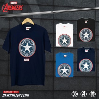 เสื้อยืด Oversize Logo Captain American พร้อมป้าย Label การันตีลิขสิทธิ์แท้ทุกลายครับ