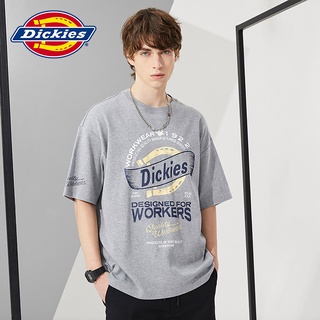 [S-5XL] Dickies เสื้อยืด คอกลม แขนสั้น ทรงหลวม สไตล์คลาสสิก สําหรับผู้ชาย 10133