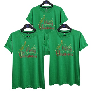 เสื้อยืดผ้าฝ้าย เสื้อยืด พิมพ์ลาย MERRY CHRISTMAS MERRY 7 B NATALAN สําหรับผู้ชาย และผู้หญิง