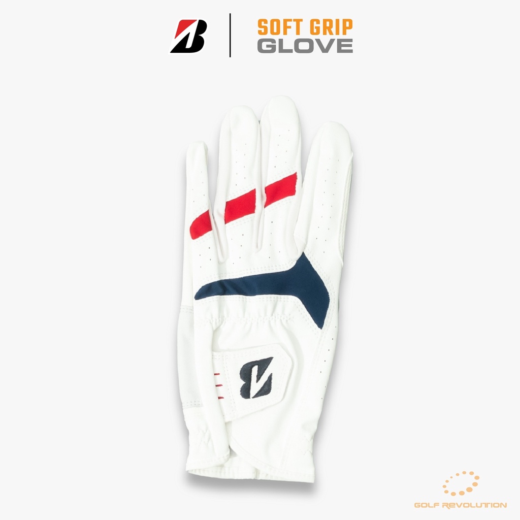 Bridgestone Soft Grip Glove WH (GLG24) ถุงมือกอล์ฟผู้ชาย ขนาด
