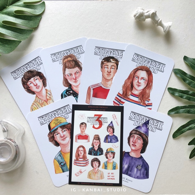 KANBAI_ FANART STRANGER THINGS  ‍♂️ ‍♀️