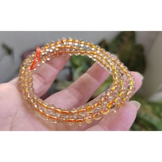 Golden Rutile สร้อยคอ สร้อยข้อมือ 3 ห่วง