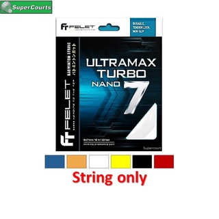 Felet Ultramax Turbo Nano 7 สายแบดมินตันเท่านั้น (1 ชิ้น)