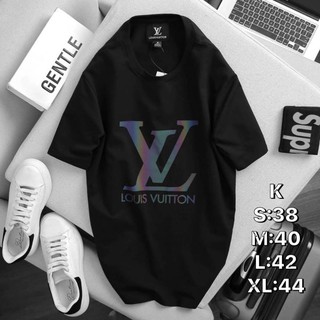 เสื้อยืด​คอกลม​ Louis​Vuitton​ เรืองแสง