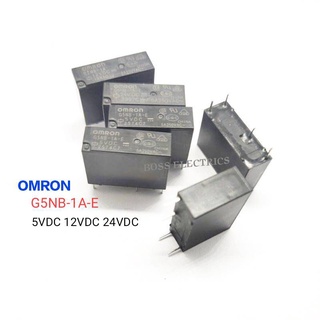 G5NB-1A-E  5VDC 12VDC 24VDC Relay Omron 4ขา 5A 250VAC