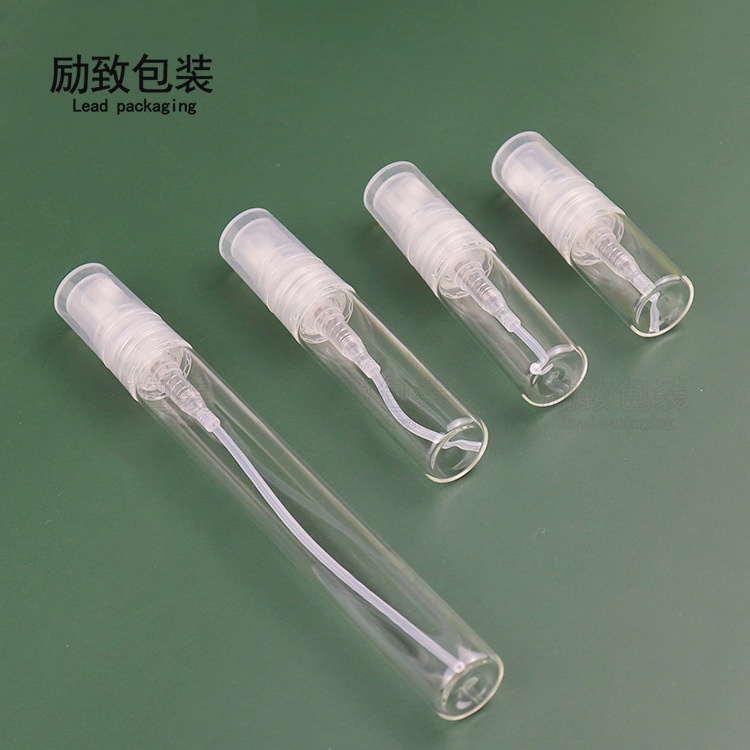 พร้อมส่ง ขวดแก้วน้ําหอม ทรงสี่เหลี่ยม ขนาดพกพา พร้อมหัวสเปรย์ 3 มล.