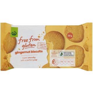 Woolworths Free From Gluten Gingernut Biscuits 150g กรุบกรอบสุดๆกับสแน็ปช็อตสุดฟิน