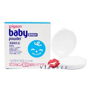 Pigeon Baby Powder Pressed 45g / Baby Powder 150g / Peach แป้งฝุ่นและแป้งอัดแข็ง ไม่มีสี ไม่มีกลิ่น เหมาะกับผิวทุกประเภท