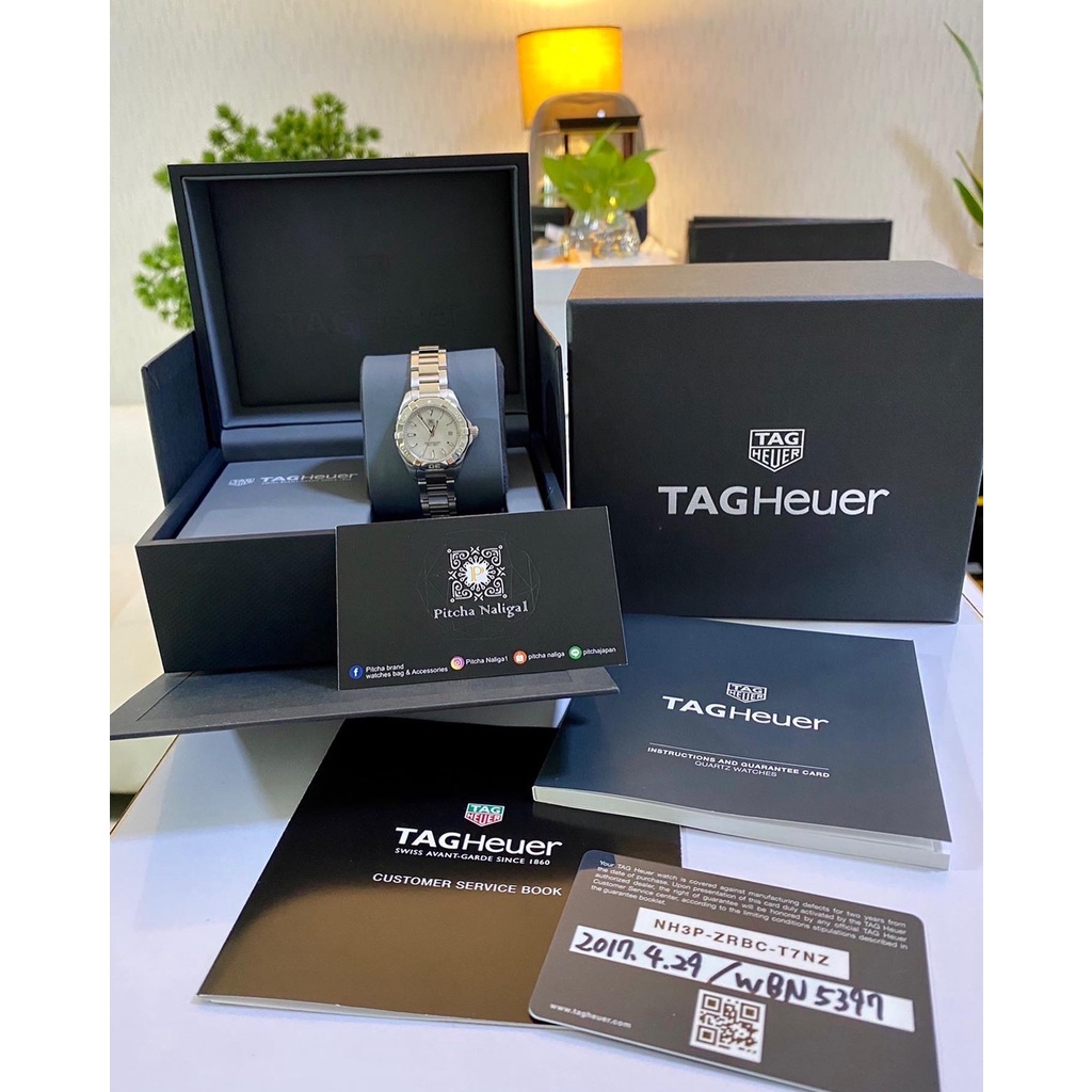 Tag heuer Aquaracer white pearl lady watch