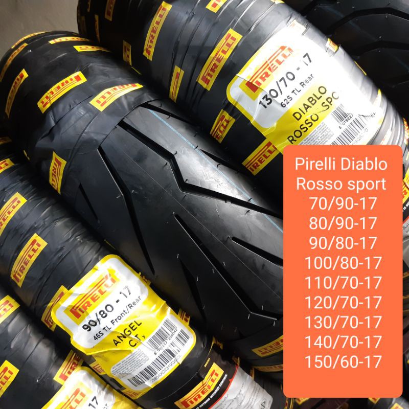 ยางPirelli รุ่นDiablo Rosso Sport ลายสายฟ้า ขอบ17 ทุกไซด์ | Shopee Thailand