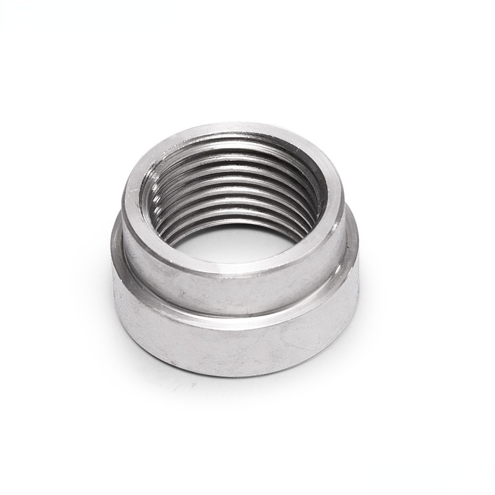 304 สแตนเลส Wideband Lambda Oxygen Sensor AFR Boss Nut Exhaust Fueling M18 X 1.5