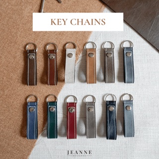 Jeanne.Designed | Keychain 1 พวงกุญแจหนัง ห้อยกระเป๋า แขวนกุญแจ - by Jeanne Designed