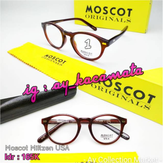 Moscot Miltzen USA กรอบแว่นตา Unisex พรีเมี่ยม