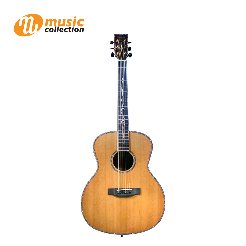 กีตาร์โปร่งไฟฟ้า NASHVILLE ACOUSTIC ELECTRIC GUITAR OM-701E (FREE BAG)