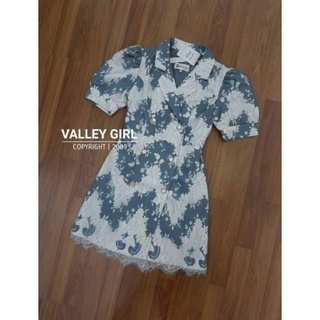 เดรส Tag Vally Girl size s 32-33 / 25-26 / 35-36ยาว 31"