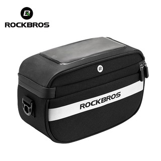 Rockbros กระเป๋าเก็บของ แถบสะท้อนแสง สําหรับติดแฮนด์บาร์รถจักรยาน