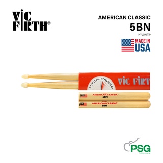 VIC FIRTH AMERICAN CLASSIC 5BN - NYLON TIP ( ไม้กลอง )