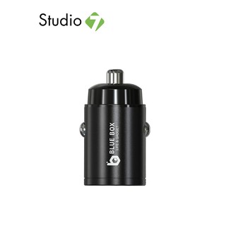 Blue Box Car Charger 1 USB-A / 1 USB-C (PD30W) Black