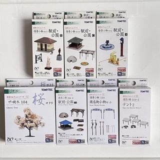 Tomytec N Gauge 1/150 Scale เมืองจิ๋ว อาคารจิ๋ว บ้านจิ๋ว รถยนต์จิ๋ว คนจิ๋วหลายอาชีพ หลายแบบ