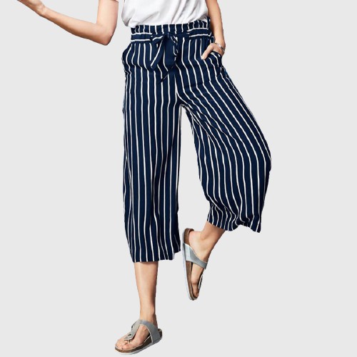 กางเกง TCHIBO Navy Stripe Culotes