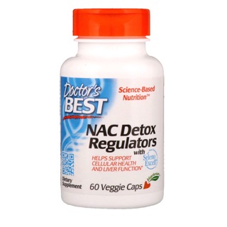 Doctors Best, NAC Detox Regulators, 60 Veggie Caps