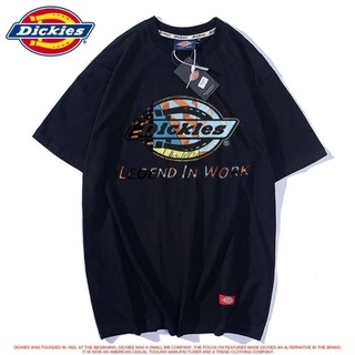 เสื้อยืดแขนสั้นลําลอง พิมพ์ลาย Dickies Dix เข้ากับทุกการแต่งกาย แฟชั่นคู่รัก สําหรับผู้ชาย