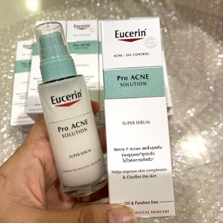 พร้อมส่ง ✅Eucerin Pro ACNE Super serum 30 ml ผลิด 2019 หมดอายุ 2022