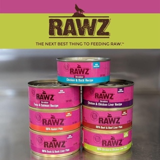 (พร้อมส่ง)Rawz Shredded Can Cat Food  ขนาด 85g อาหารเปียกโฮลิสติกตากอเมริกา🇺🇸