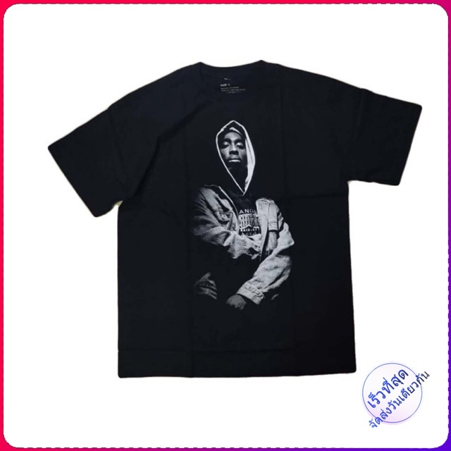เสื้อวง 2Pac Hip Hop T-shirt เสื้อยืดวง 2Pac Tupac