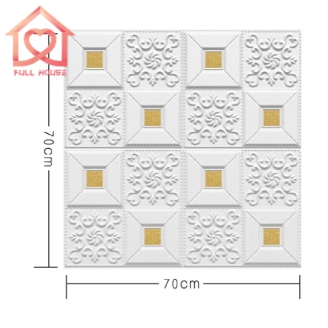 วอลเปเปอร์ 3D ติดผนังและเพดาน ขนาด 70x70 ซม มีกาวในตัว thumbnail 7