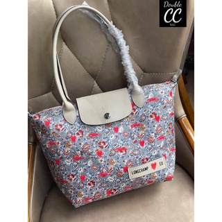 (แท้ 💯%‼ Factory) Longchamp x EU Le Pliage tote bag S