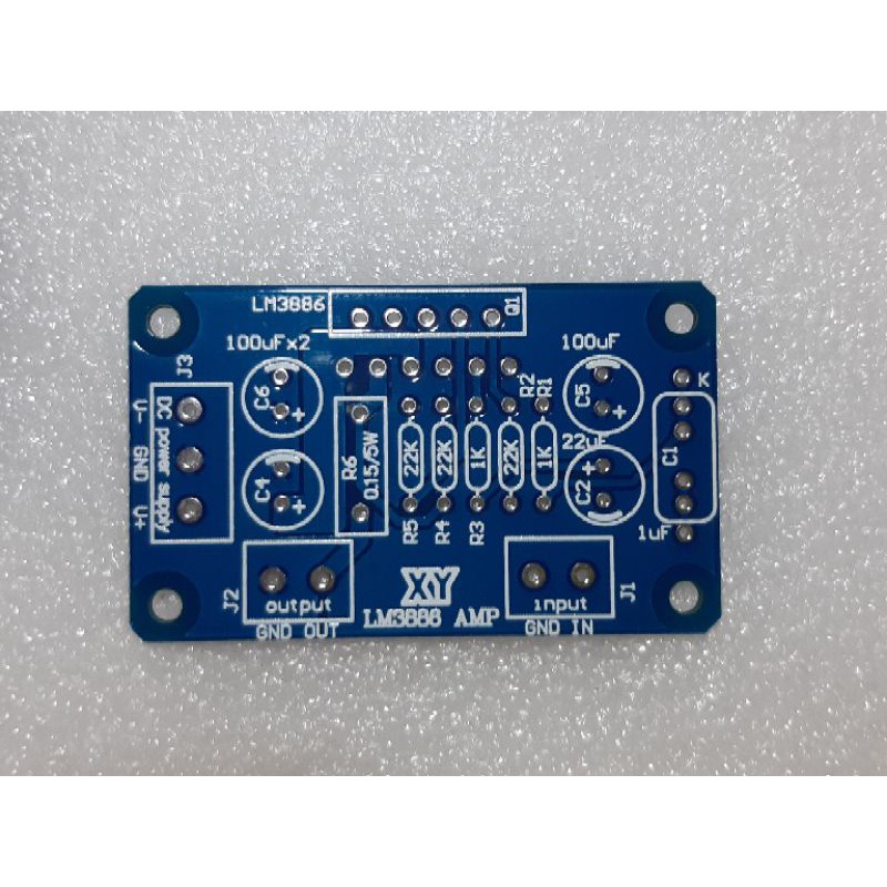 แผ่นวงจร Lm3886 Gainclone PCB XY