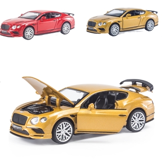 1:32 BENTLEY Die-Cast ยานพาหนะรถโลหะผสมดึงกลับรถคอลเลกชันรถยนต์ของเล่น