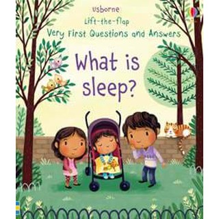 DKTODAY หนังสือ USBORNE LIFT-THE-FLAP VERY FIRST Q&amp;A: WHAT IS SLEEP