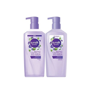 [ส่งฟรี] Sunsilk Natural Shampoo 450ml + Conditioner 450ml
