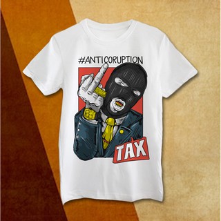 เสื้อยืด ลาย ANTI TAX